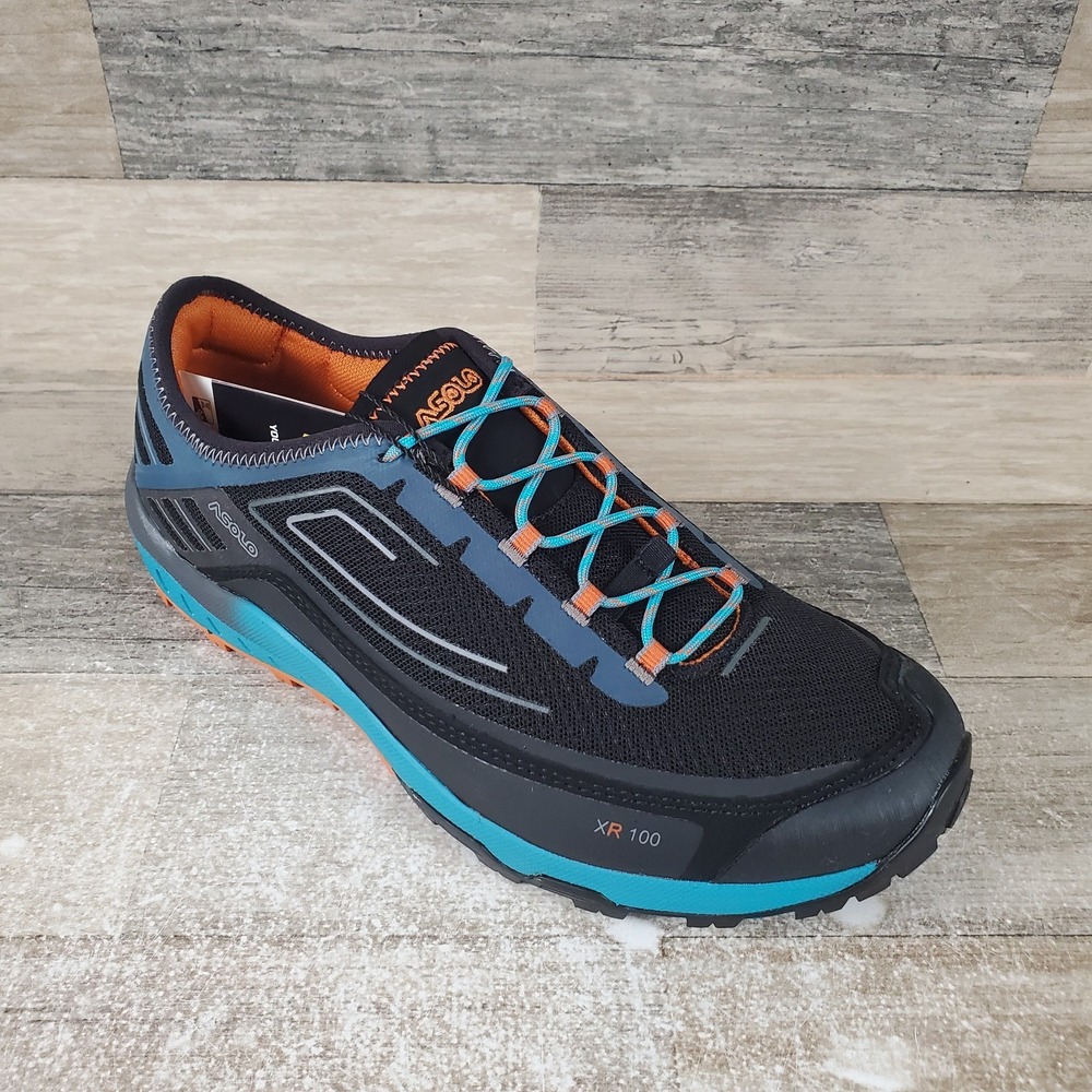 Asolo RX 100 ML Womens Hiking Shoes Sz 6.5 Black Mesh Lace Up Low Top Sneakers